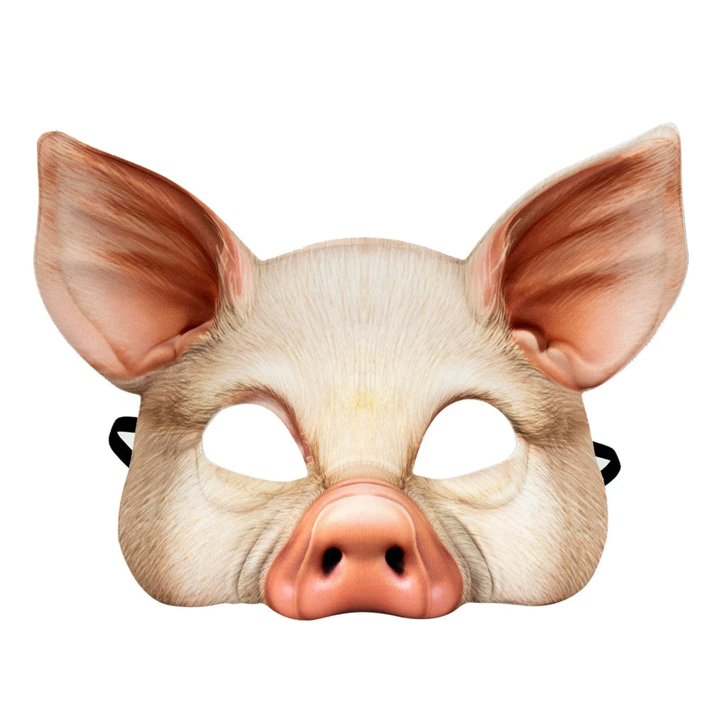 Lifelike Pig Mask With Oversized Ears