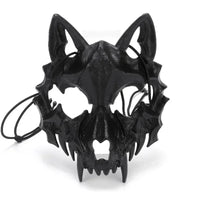 Black Gothic Wolf Skull Mask