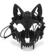Black Gothic Wolf Skull Mask