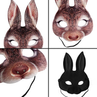 Realistic Molded Tiger Face Mask for Costume