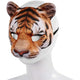 Realistic Molded Tiger Face Mask for Costume