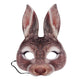 Realistic Tan Brown Bunny Mask