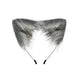 Grey Faux Fur Wolf Ears Headband