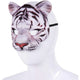 Realistic White Tiger Costume Half Mask