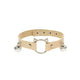 Pale Beige Cat Ear Choker with Bells