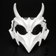 White Horned Dragon Fantasy Mask
