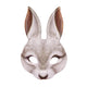 Realistic Grey Rabbit Party Mask