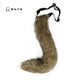 Bushy Brown Faux Fur Tail with Adjustable Strap