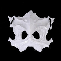 Sculpted White Gothic Masquerade Mask